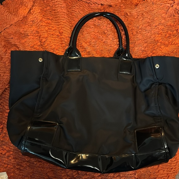 Tory Burch Black Tote with Logo Detail - Picture 15 of 15